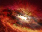 NASA哈勃捕捉到一颗来自宇宙黎明的超大质量黑洞